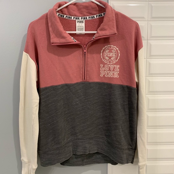 Victoria’s Secret PINK quarter zip up - Picture 1 of 6